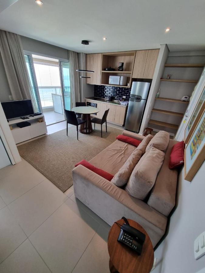 Apto Top Com Vista Pro Mar Em Condominio Completo Em Frente A Praia! Santos  Exteriör bild
