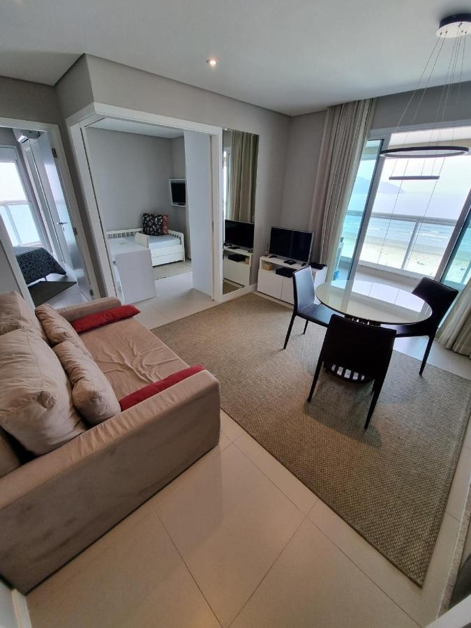Apto Top Com Vista Pro Mar Em Condominio Completo Em Frente A Praia! Santos  Exteriör bild