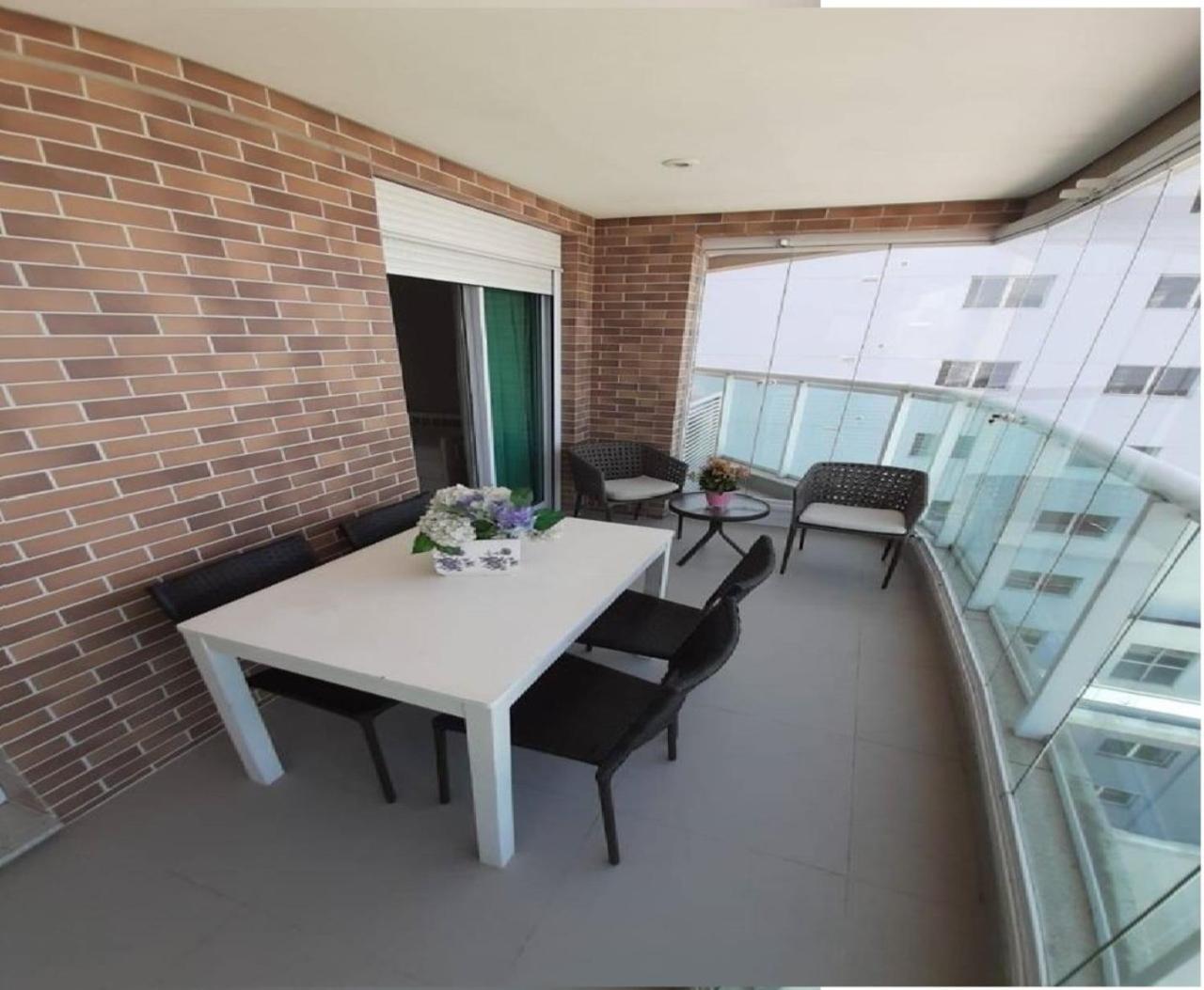 Apto Top Com Vista Pro Mar Em Condominio Completo Em Frente A Praia! Santos  Exteriör bild