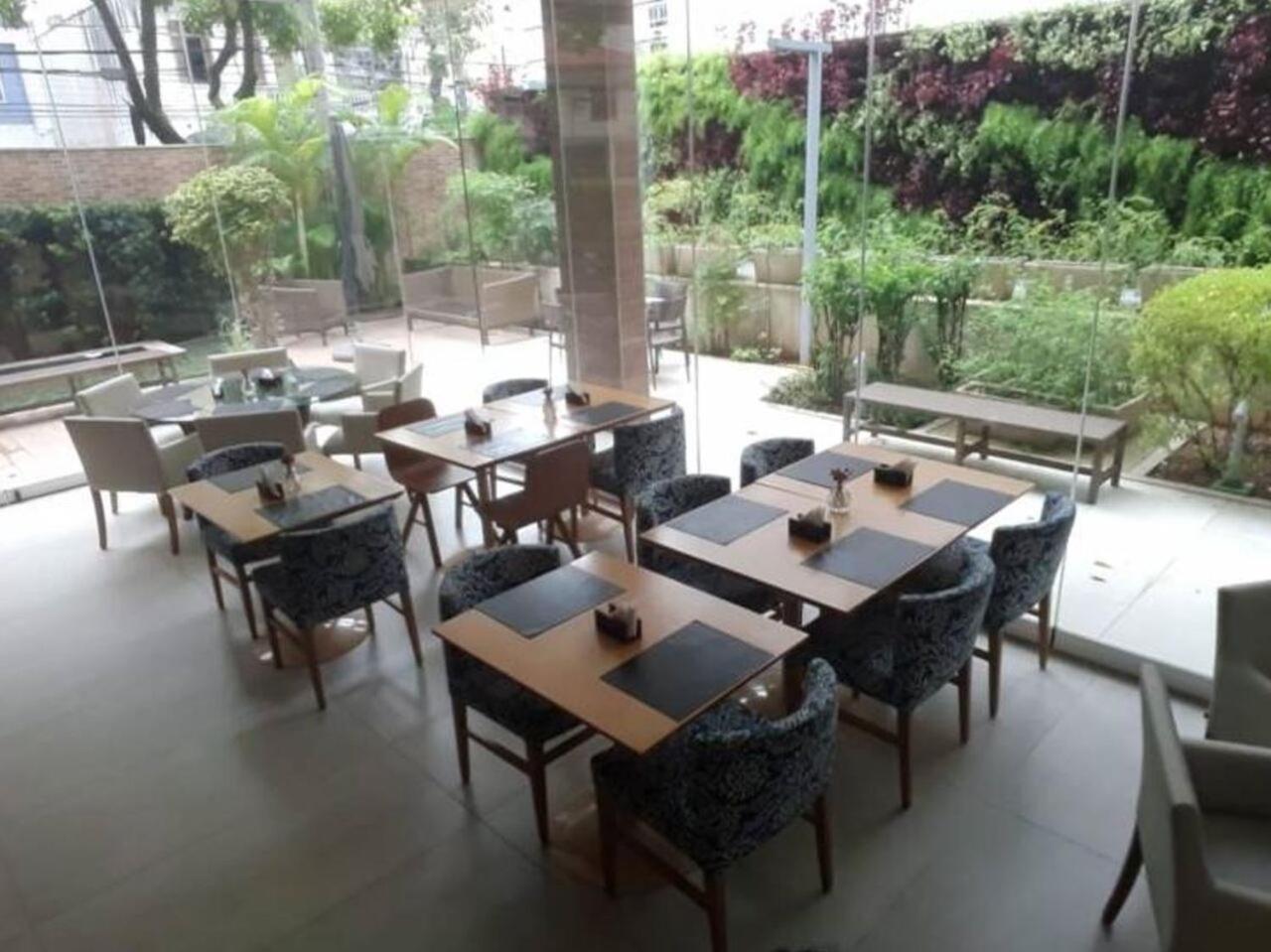 Apto Top Com Vista Pro Mar Em Condominio Completo Em Frente A Praia! Santos  Exteriör bild